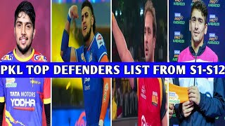 Download lagu 🔥 Pkl Season 13 : Top DEFENDERS List From Pkl Season 1 to Pkl Season 12 | Pkl All Time top Defender mp3