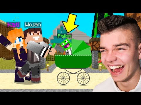 DZIEŃ DZIECKA DLA PALIONA w Minecraft! (śmieszne)