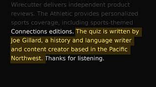Flashback: Your Weekly History Quiz, August 1, 2026 - The New York Times | The New York Times | 2026