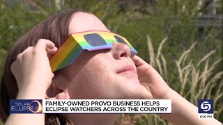 Provo family projected to sell half a million glasses for total solar eclipse