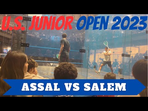 U.S. Junior Open 2023 Showdown: Marwan Assal vs. Youssef Salem - Battle for Squash Supremacy!