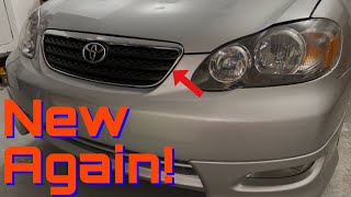 2003-2008 How To Install Front Grille Toyota Corolla 2003 2004 2005 2006 2007 2008