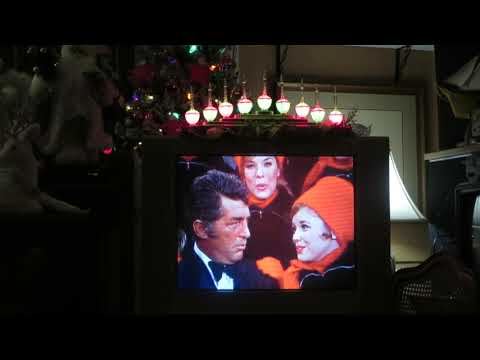 Charis Watching the 1968 Dean Martin Christmas Special on my Sony Trinitron Color TV, Christmas Eve