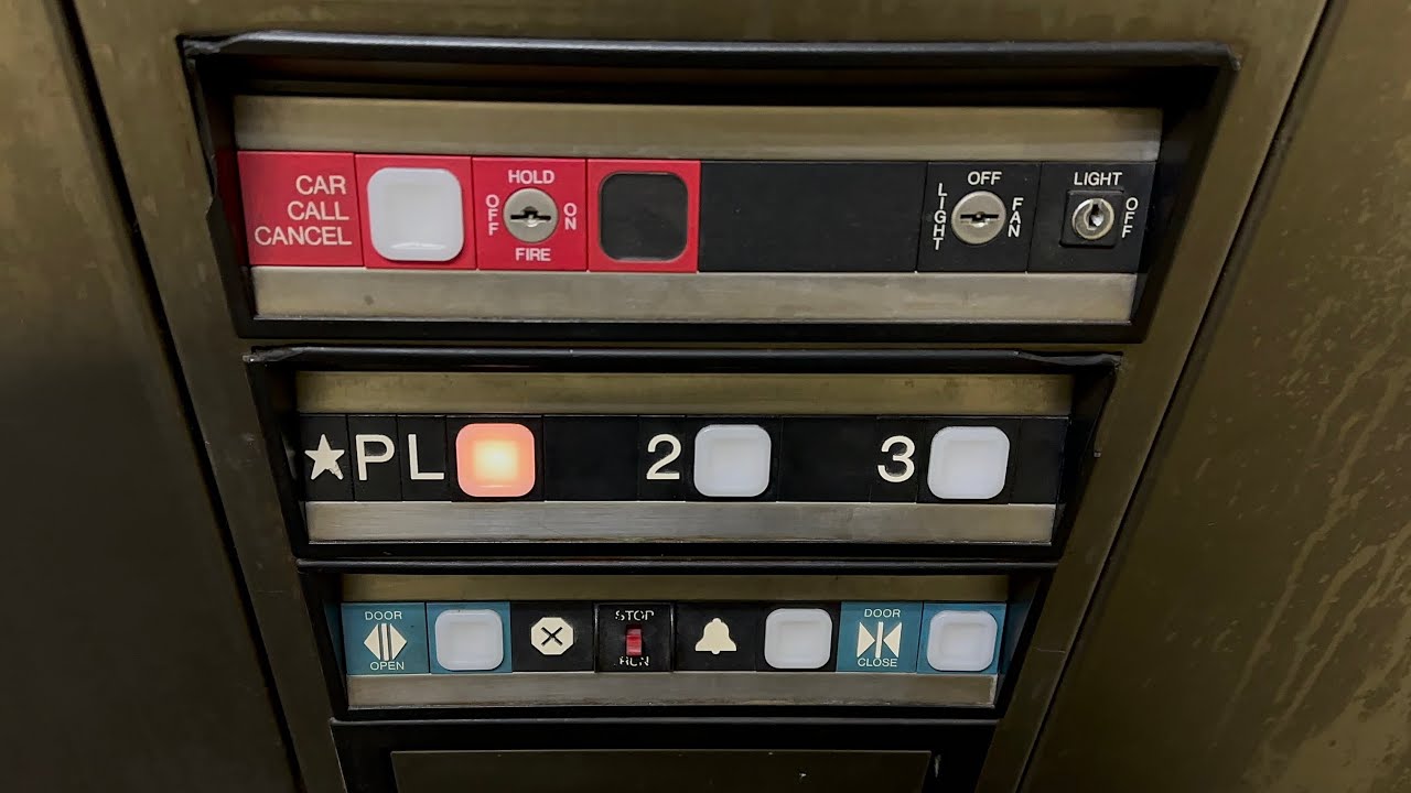 1980's Dover Impulse DEATH TRAP Oildraulic Elevator - Albany St. Parking Garage - New Brunswick, NJ