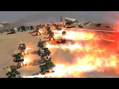 Unification Mod 2021: Dark Angels & Imperial Guard vs The Blood God's Legion! Dawn Of War: Soulstorm