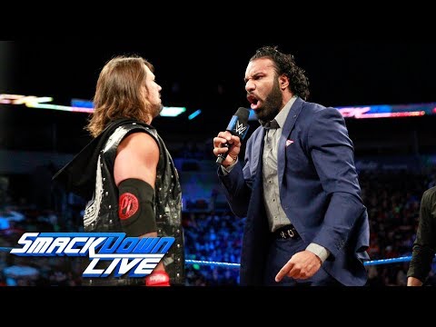 AJ Styles interrupts Jinder Mahal's challenge to Brock Lesnar: SmackDown LIVE, Oct. 17, 2017
