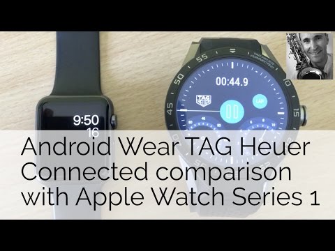 TAG Heuer Connected - quick look next to an Apple Watch