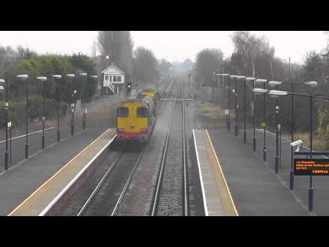 DRS Class 20 Locos on RHTTs at York and Brough 20303, 20312, 20305, 20302 On 24th Nov 2012.m2ts