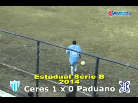  FERJ Série B 2014 Ceres 1 x 0 Paduano 1ª Rod T�...