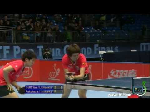 Women's Doubles Finals:  Guo Yue/Li Xiaoxia vs Fukuhara Ai/Ishikawa Kasumi