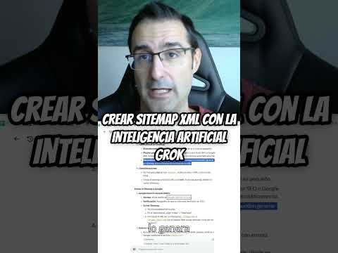 Create XML Sitemap with Grok Artificial Intelligence