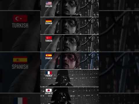 "I Am Your Father" in different languages #shorts #starwars