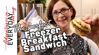The perfect Freezer Breakfast Sandwich for busy mornings!