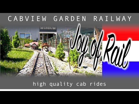 It's a small world again! LGB Stoomtrein Katwijk Leiden CABVIEW HOLLAND [GARDEN RAILWAY] 29jun 2019