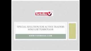 Active Traders - Solution for Turbo Tax Import Limitations