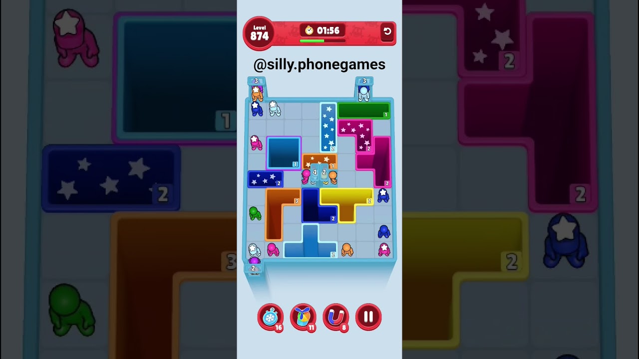 Drop Away Level 874 Walkthrough Solution