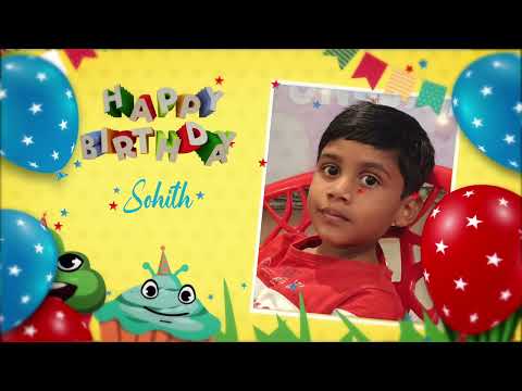 SOHITH Happy Birthday Song – Happy Birthday to You | #birthdaysongs #birthwishes