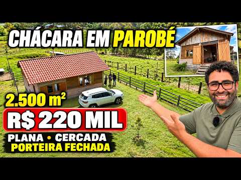 ✅ PORTEIRA FECHADA! Chácara em Parobé por Apenas R$ 220 Mil!