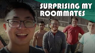 Surprising My Roommates For The Backyard Bowling Lane (Challenge | Punishment)