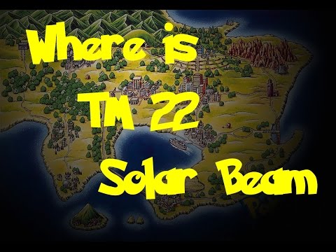 Where Is: TM 22 - Solarbeam (Pokemon Fire Red/Leaf Green)