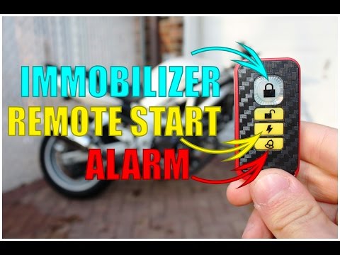 How to Install a Motorcycle Alarm + Remote Starter + Immobilizer | Complete Guide