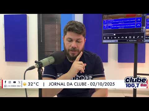 Jornal da Clube - 02/10/2025 - Edição do Almoço