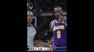 LeBron James Get into it with 2 Courtside Pacers Fans Get Ejected #shorts