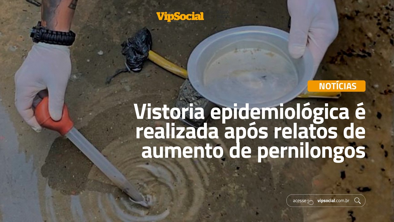 Vistoria epidemiológica é realizada após relatos de aumento de pernilongos em bairro