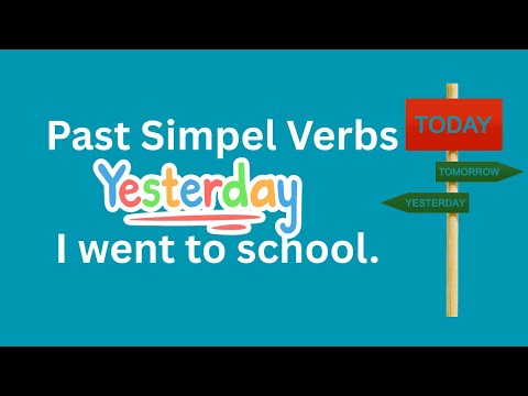 🕰️ Learn the Past Simple – Action Song for Kids! 🎶🏃‍♀️📚🎨