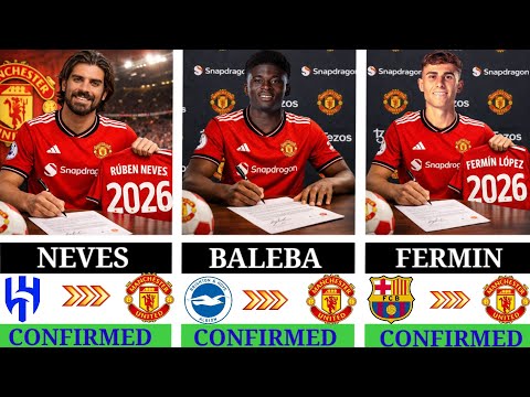 🚨 MICHAEL CARRICK’S FIRST SIGNING CONFIRMED 😱 ~ Man United Transfers 2026 | Baleba,Neves,Fermin ✅