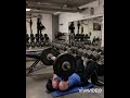 Building big triceps - floor skull-crusher 50kg 10 reps 3 sets