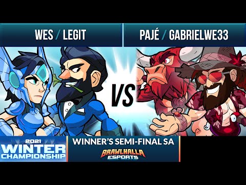 Wes & Legit vs Pajé & Gabrielwe33 - Winner's Semi-Final - Winter Championship 2021 - SA 2v2