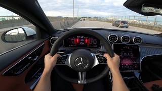  메르세데스 벤츠 C200(W206) 아방가르드 1인칭 주행 (2024 Mercedes C200 Avantgarde POV Test Drive) 유튜브 썸네일