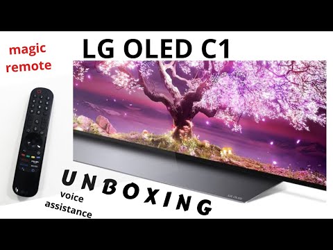 LG OLED C1 2021 UNBOXING c1 tv lg c1
