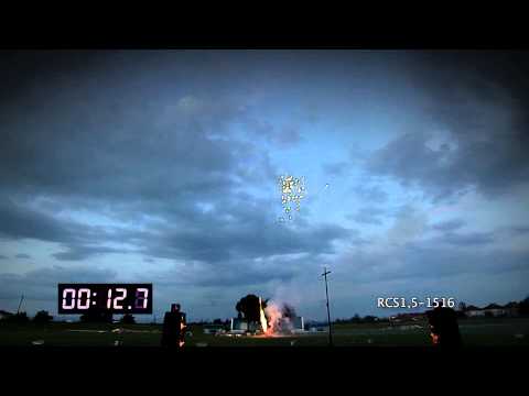 ENIGMA - RCS1.5-1516 - Roman candle Ø38mm 8s 26sec H50m L70cm Cat.4 Nec.248g 1.3G