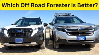 2025 Subaru Forester Wilderness vs. Modified Forester