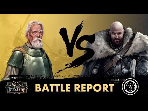 ASOIAF Battle Report 2021 S02 edition 40 pt: Baratheon (Eldon) vs Night's Watch (Donal Noye)