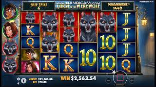 Curse of the Werewolf Megaways Slot! Bonus Games! BIG WIN! #slots #casino Video Video