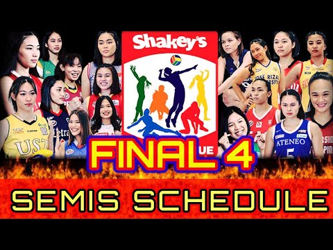 SHAKEY'S SUPER LEAGUE | Final 4 !| Game Schedule | Women's Volleyball |