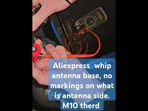 5.6m whip antenna base aliexpress. No markings on what is antenna side.
