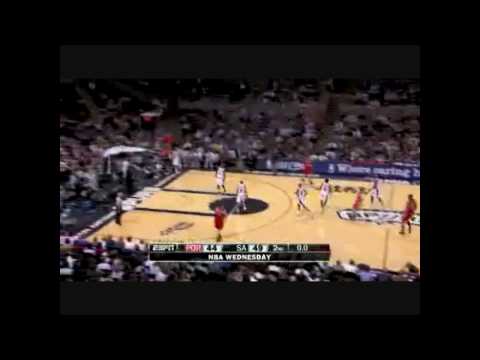 Steve Blake's Crazy Half-Court Buzzer Beater to Close the 2nd half vs. SPURS (HD)