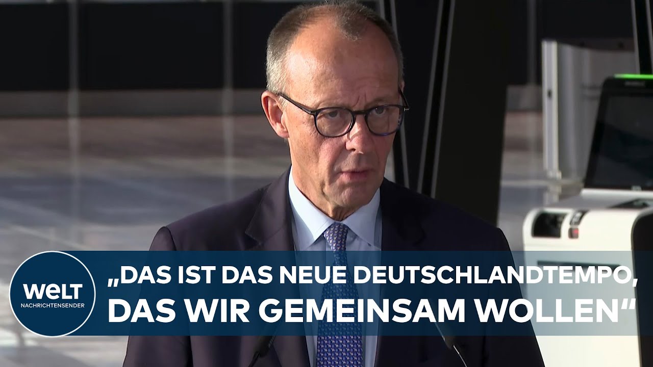 MERZ IN HESSEN: „Deutschlandtempo“ als Ziel! 200 Maßnahmen für Modernisierung und Bürokratieabbau!