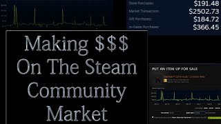 How To Make Money On The Steam Community Market -2019 (Using CS:GO Skins)