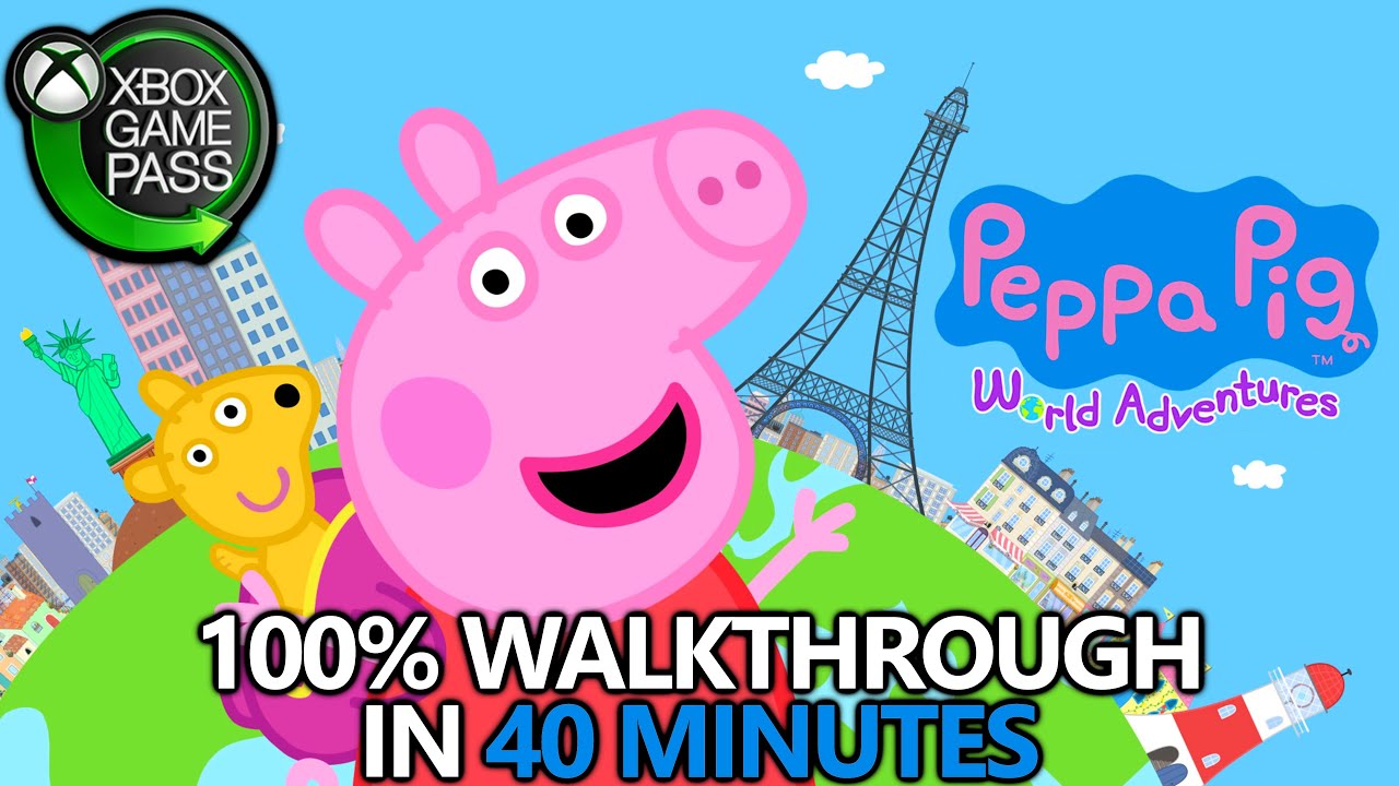 Peppa Pig World Adventures - Achievement Walkthrough - 1000 Gamerscore in 40 Minutes (Game Pass)