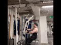 65kg One-Arm row 10 reps 3 sets