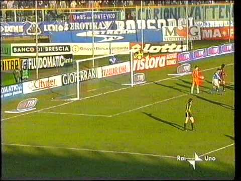 Serie A 2000/2001: Brescia vs AC Milan 1-1 - 2001.01.28 -