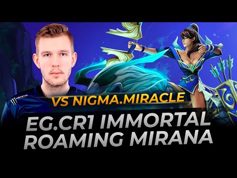 EG.Cr1t- Roaming Immortal Mirana - Dota Replay Full Gameplay