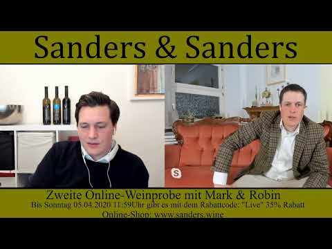Weingut Sanders & Sanders Online Weinprobe mit Mark und Robin Nr.2