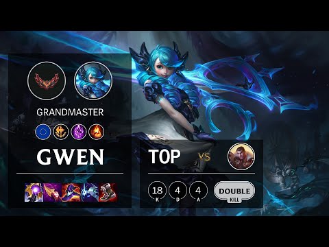 Gwen Top vs Jayce - EUW Grandmaster Patch 12.2