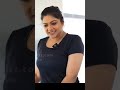 Actress Abhirami Hot In Gym Black T Shirt